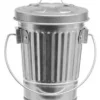 Askkopp soptunna Silver
