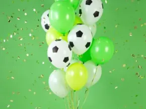 Ballonger i 6-pack Fotboll
