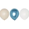 Ballonger 6-pack - Mix blå metallic