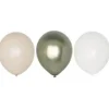 Ballonger 6-pack - Mix grön metallic