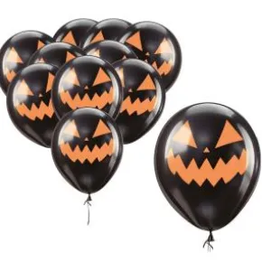 Ballonger 10st Svarta pumpor