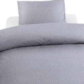Bäddset SPJÄLSÄNG - Gingham Stripe (marin)