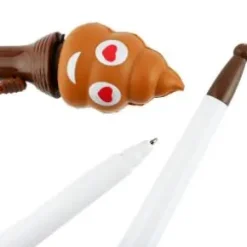 Bläckpenna - Pop Out Poop (Hjärtögon)