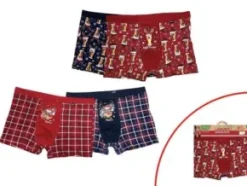 Boxershorts X-MAS (Blåa med ölglas Strl S)