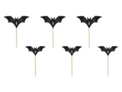 Caketoppers 6st Fladdermus