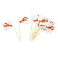 Cocktailpinnar till kräftskivan 10-pack