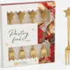Dessertgafflar Stjärna 4-pack
