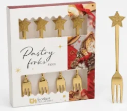 Dessertgafflar Stjärna 4-pack