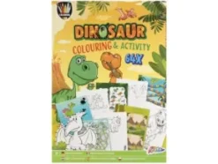 Dinosaurie aktivitetsbok
