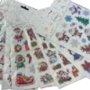 3D-klistermärken - Jultomten & vänner (Klassisk tomte/paket)