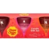 Doftljus 3-pack - Chupa-Chups (Körsbär/jordgubb/apelsin)