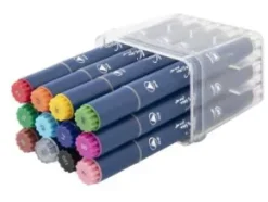 Dubbelspetsade pennor 12st