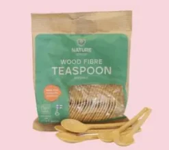 Engångsbestick träfiber 25-pack - Teskedar