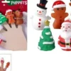 Fingerdockor Julmotiv