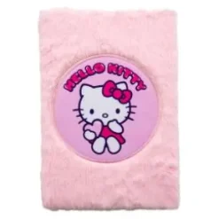 Fluffig anteckningsbok - Hello Kitty
