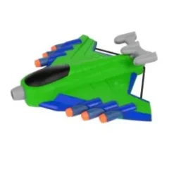 Flygplan med skumraketer (Grön)