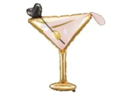 Folieballong - Cocktailglas 100 x 85.5