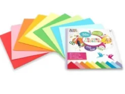 Färgade papper 20x20 cm 50 st (110 gsm)
