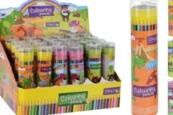 Färgpennor 24-pack i rör (Bondgårdsdjur)