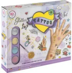 Glitter tattoo set