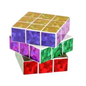 Glittrande pusselkub
