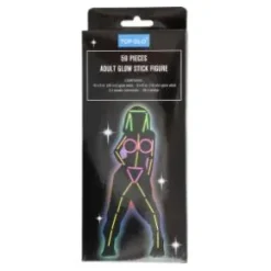 Glow in the dark stickers - Siluett kvinna