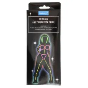 Glow in the dark stickers - Siluett kvinna