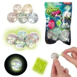 Glow in the dark studsbollar 5-pack