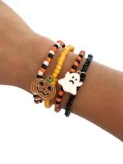 Halloweenarmband (Spöke/Pumpa)