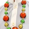 Halsband med julkulor