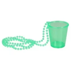Halsband - Shotglas neongrön