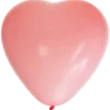 Hjärtformade ballonger 8-pack (Rosa)