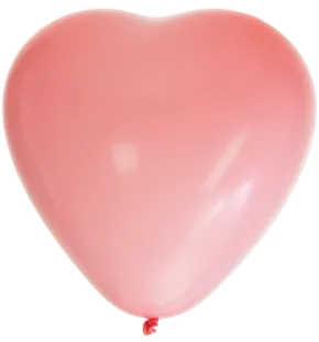 Hjärtformade ballonger 8-pack (Rosa)