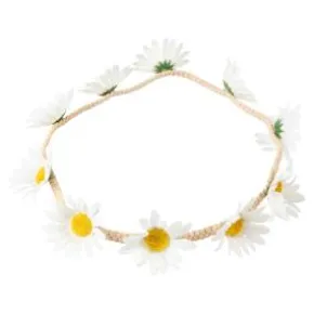Hårband - Vita blommor