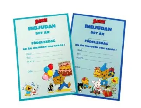 Inbjudningskort i 8-pack - Bamse