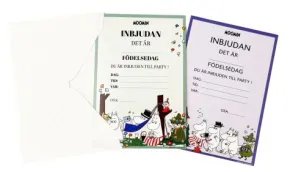Inbjudningskort i 8-pack - Mumin