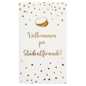 Inbjudningskort 6-pack - Student
