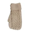 Kabelstickade tumvantar (Beige)