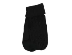 Kabelstickade tumvantar (Svart)