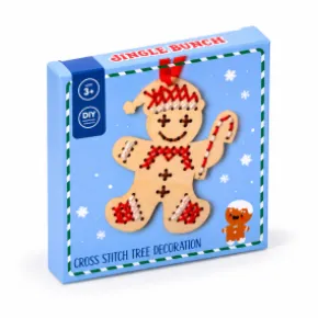 Korsstygnskit Pepparkaksgubbe