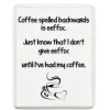 Kylskåpsmagnet - coffee/eeffoc