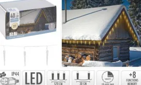 Ljusslinga Istappar 40 LED