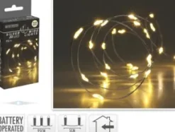 Ljusslinga 20-LED silverwire