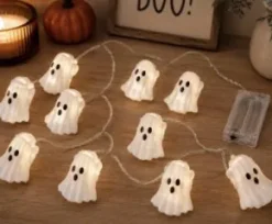 Ljusslinga spöken 10LED