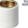 Ljusstake för värmeljus - Marmor (6 cm)