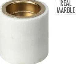 Ljusstake för värmeljus - Marmor (6 cm)