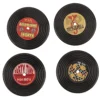 Magneter 4-pack - Retro vinylskiva