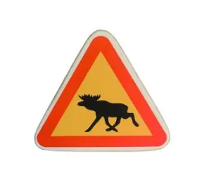Magnet - Varning för älg