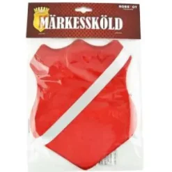 Märkessköld (Röd)