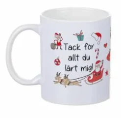 Mugg - Tack för allt (julmotiv)
